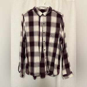 Purple and white plaid Flanagan